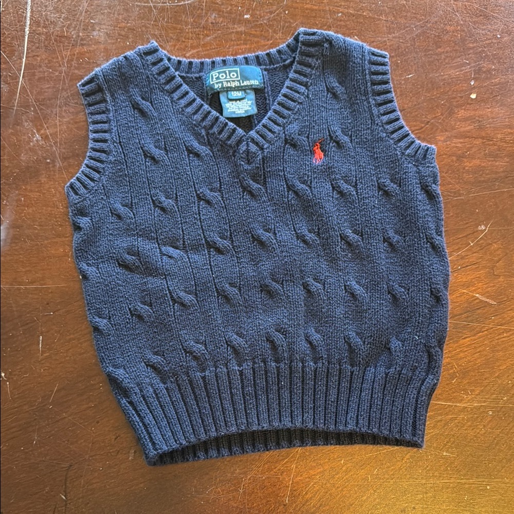 Polo Ralph Lauren Navy Sweater Vest